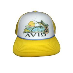 Avid‎ yellow snap back cap New with Tags